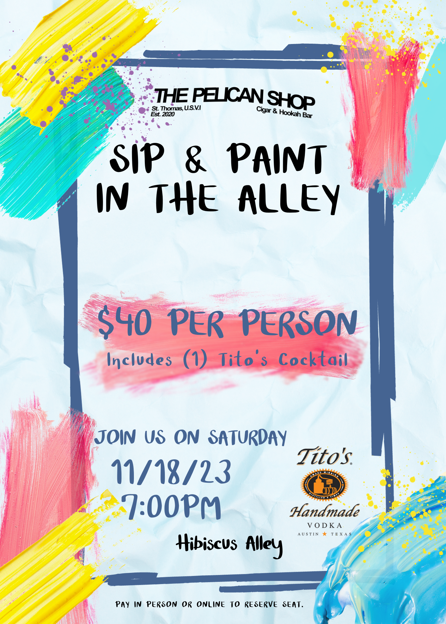 SIP & PAINT IN THE ALLEY 11.18.23